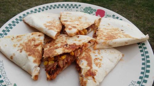 Creamy Jalapeno and Pulled Pork Quesadilla