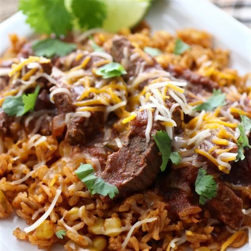 Fiesta Chili Beef and Rice