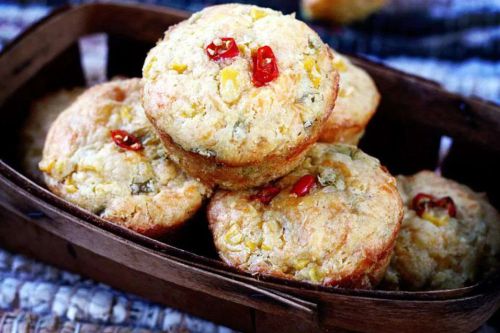 Green Chile Corn Muffins