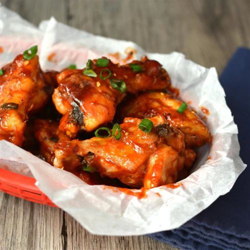 Sweet and Spicy BBQ Chicken Wings