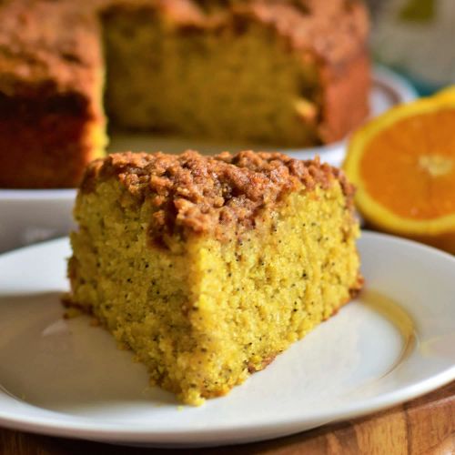 Orange, Poppy Seed, and Butternut Squash Coffee Cake