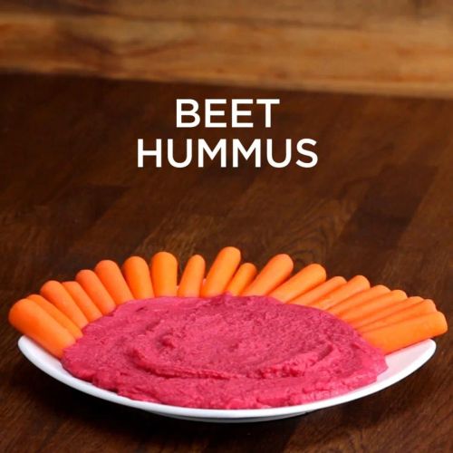 Easy Beet Hummus