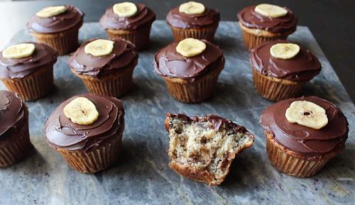 Chunky Monkey Cupcakes