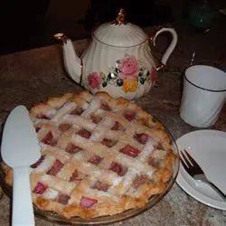 Pineapple Rhubarb Pie