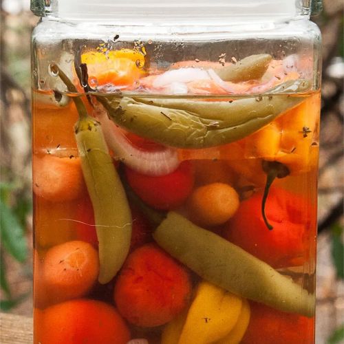 Pickled Jalapenos and Carrots