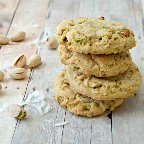 Coconut Pistachio Cookies