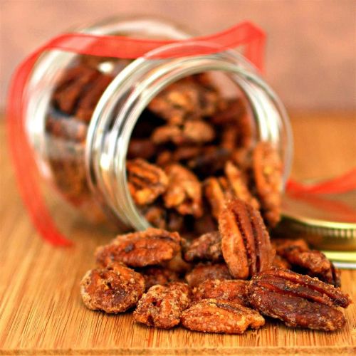 Glazed Spicy Cinnamon Pecans