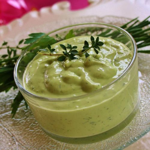 Avocado Green Goddess Dressing