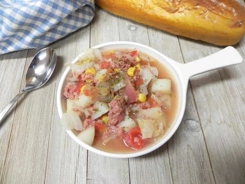 Grandma's Canned Corned Beef and Cabbage Soup