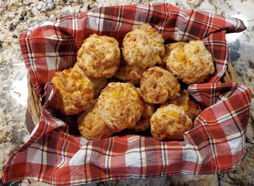 Cheddar Onion Drop Biscuits