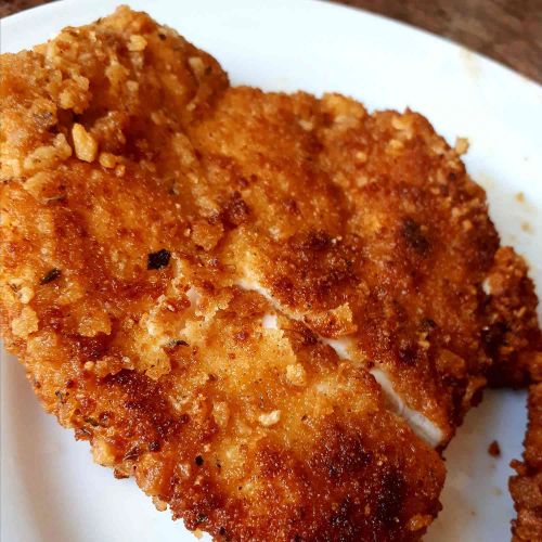 Amazingly Tasty and Crispy Chicken Schnitzel