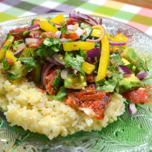 Avocado, Tomato and Mango Salsa