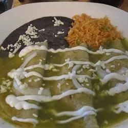 Chicken Enchiladas with Salsa Verde