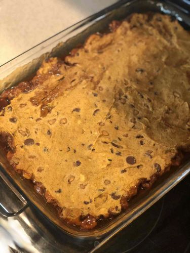 Caramel-Pumpkin Blondies