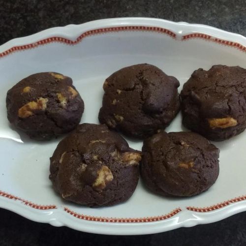 Chocolate and Marzipan Cookies