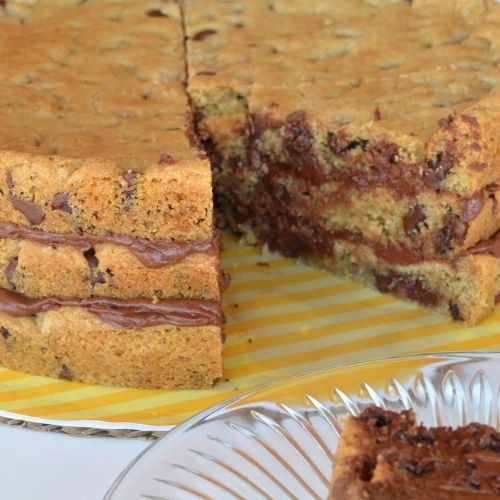 Chocolate Chip Cookie Layer Cake