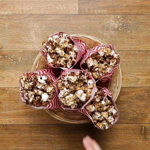 Pacoca Marshmallow Chocolate Popcorn