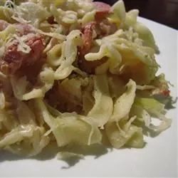 Sauerkraut, Bacon, and Pasta Casserole