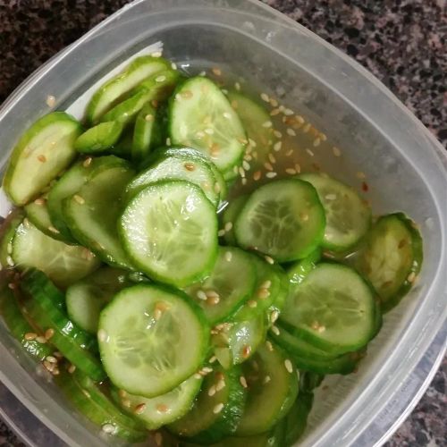 Japanese Cucumber Salad (Sunomono)