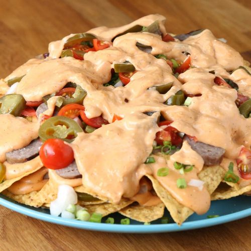 Beer Brat Nachos