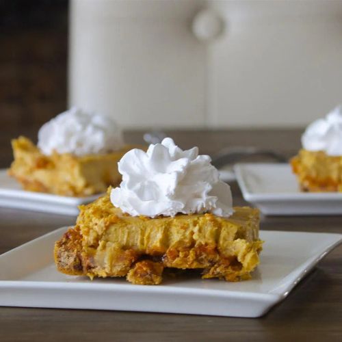 Pumpkin Cheesecake Squares