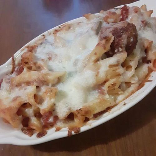 Easy Baked Mostaccioli