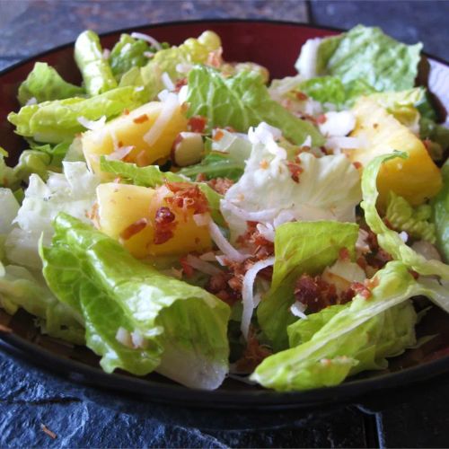 Tropical Salad with Pineapple Vinaigrette