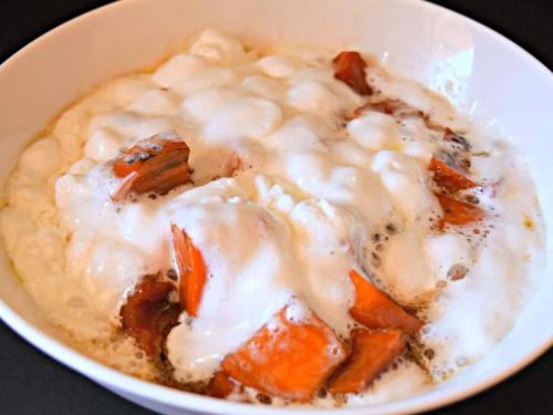 Slow Cooker Sweet Potatoes (Yams) and Marshmallows