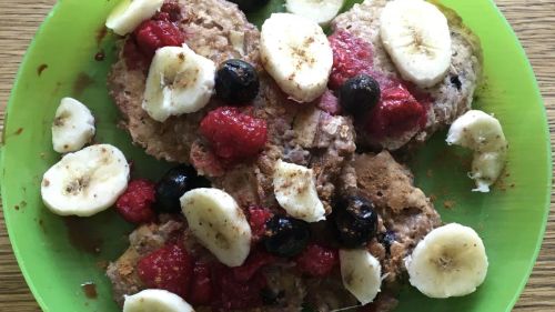 Healthy Vegan Banana Peel Pancakes