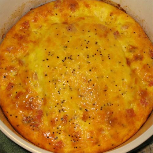 Ham and Cheese Omelet Casserole