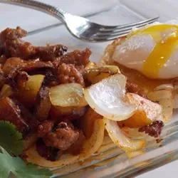 Sausage Hash With Apples & Sage