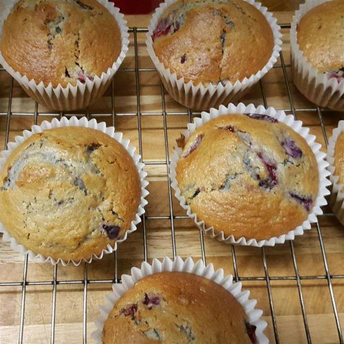 Strawberry-Blueberry Muffins