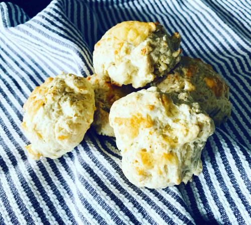 Cheddar and Chive Scones