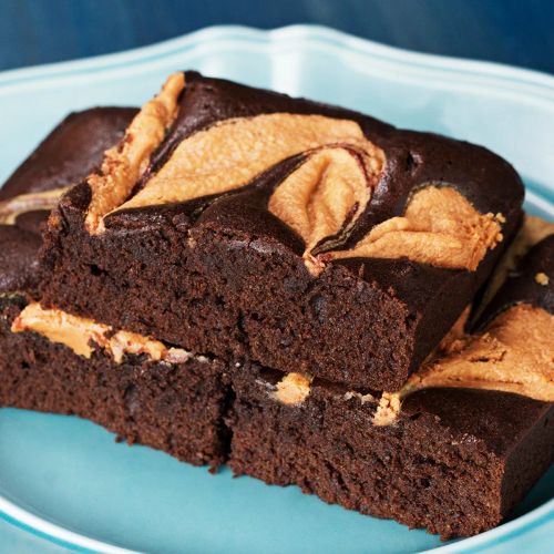 Peanut Butter Swirl Brownies