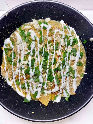 Chicken Chilaquiles Verdes