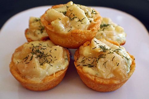 Blue Cheese and Pear Tartlets