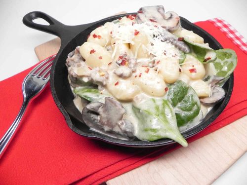 Creamy Gnocchi and Sausage Skillet