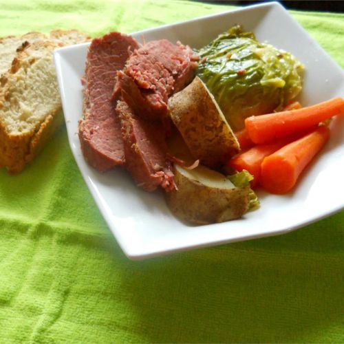 Dutch Oven Corned Beef and Cabbage