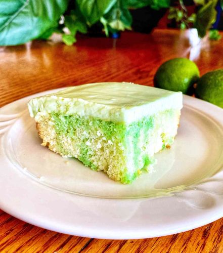 Tudy's Key Lime Pie Poke Cake