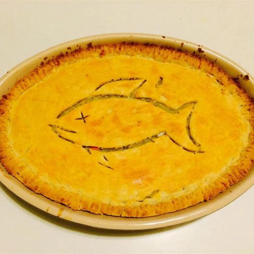 Salmon and Potato Pie