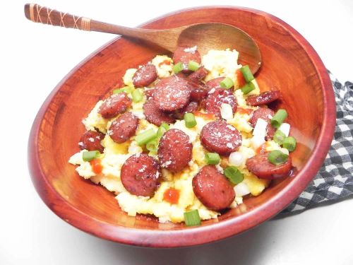 Scrambled Egg and Sausage Breakfast Bowl