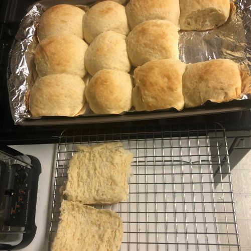 Soft No-Knead Dinner Rolls