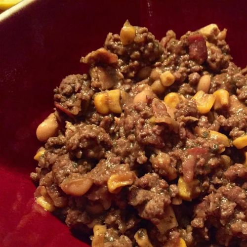 Venison-Bacon White Chili