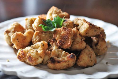 Baked Parmesan Cauliflower Bites