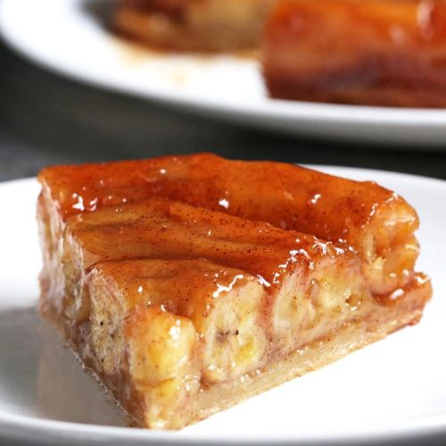 Upside-Down Banana Tart