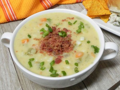 Creamy Slow Cooker Potato Cheese Soup