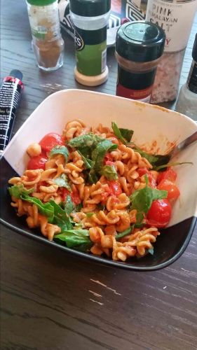 Vegan One-Pot Coconut Curry with Pasta and Vegetables