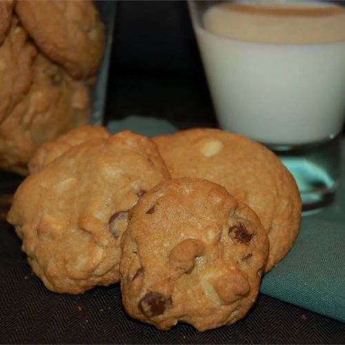 Double Chocolate Chip Macadamia Cookies