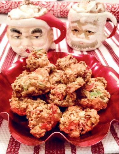 Mom's Christmas Fruitcake Cookies