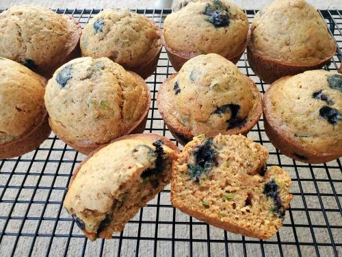 Blueberry Zucchini Muffins